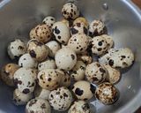 Foto langkah ke 1 dari resep Sate Telur Puyuh Bumbu Kecap Meresap ala Jogja.
