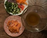 A picture of step 1 of Thai Style Salmon Spicy Salad.