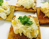 A picture of step 3 of Moong dal corn crackers.