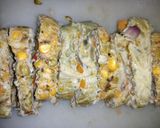 A picture of step 5 of Egg tofu with veggies (awarar kwai).