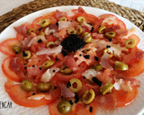Foto del paso 6 de la receta: Carpaccio de tomate con ahumados