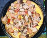 Hình bước làm 4 của món Pizza Hải Sản (eat clean)
