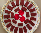 பீட்ரூட் மைசூர் பாக் (Beetroot Mysore Pak recipe in tamil) ரெசிபி ஸ்டேப் 12 புகைப்படம்