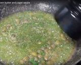 A picture of step 8 of Skate wing with a brown butter and caper sauce.
