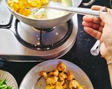 A picture of step 2 of Cauliflower fried rice (Gobhi fried rice).