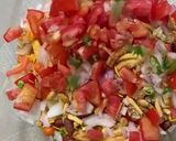 A picture of step 3 of Kurkuray ki chatpati chaat.