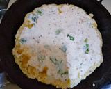 A picture of step 3 of Suji ka chilla.