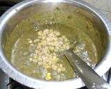 A picture of step 3 of Colacasia & green sorrel curry (alu chi bhaji).