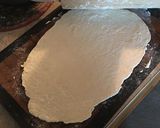 A picture of step 5 of Low fat yeast free pizza dough FAST.