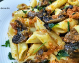 Foto del paso 7 de la receta: Macarrones con champiñones y sobrasada