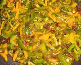 A picture of step 3 of Fried Rice & Chilli Fish.