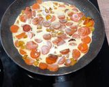 Une image de l'étape 8 de Curry au poulet et aux légumes.