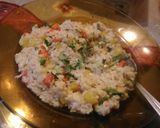 Foto langkah ke 7 dari resep Spicy Vegetables Risotto With Beef Broth.