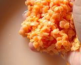 A picture of step 1 of Bengali Style Masoor Dal Bhorta.