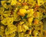 A picture of step 16 of Desi Style Masala Pasta.