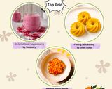Foto langkah ke 7 dari resep Es Lumut Buah Naga Creamy.