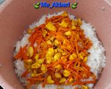 عکس مرحله 2 از دستور ☘️مراحل پخت هویج پلو زعفرونی با مرغ تکه ای و زرشک