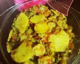 A picture of step 3 of Aloo Bhajie.