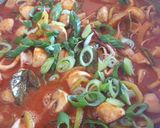 Foto langkah ke 4 dari resep Cumi Saus Padang.