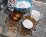 Foto del paso 1 de la receta: Budín de Banana con dulce de Leche y pasas de uvas