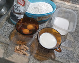Foto del paso 1 de la receta: Budín de Banana con dulce de Leche y pasas de uvas