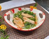 Hình bước làm 3 của món Canh cải bó xôi nấu thịt vịt