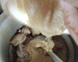 A picture of step 5 of Mutton Quorma.