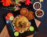 A picture of step 7 of Mutton pulao.