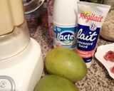 Une image de l'étape 1 de Smoothie banane mangue.