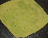 A picture of step 3 of Palak paratha.