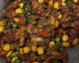 A picture of step 4 of Malaysian Fried Rice.