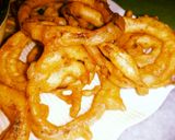 A picture of step 5 of Onion ring fritters.