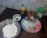 A picture of step 1 of Kashmiri Toosha.