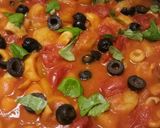 A picture of step 3 of Seppie e patate in umido squid and potato stew.