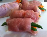 A picture of step 3 of Teriyaki Chicken Rolls with Chicken Breast and Golden Sauce.