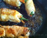 A picture of step 7 of Teriyaki Chicken Rolls with Chicken Breast and Golden Sauce.