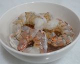 Foto del paso 2 de la receta: Spaghetti de Langostinos, Tocino y Espinacas