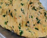 A picture of step 3 of Jain methi thepla.