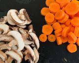 A picture of step 1 of Boeuf Bourguignon.