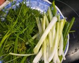 Hình bước làm 2 của món Cá song (mú) nấu kiểu chả cá Lã Vọng