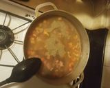A picture of step 7 of Hispanic Three Beans Soup.