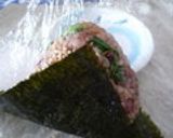 A picture of step 10 of Wasabi and Shiso Rice Balls (Onigiri).