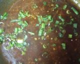 A picture of step 12 of Veg. Manchurian.