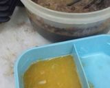 A picture of step 1 of Chocolate, Orange and Tuti Fruiti Cake.