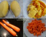 รูปขั้นตอนการทำที่ 1 ของ Mango & Carrot Smootie