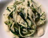 Foto del paso 8 de la receta: Zoodles con pera y gorgonzola