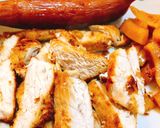 Hình bước làm 1 của món Ức gà nướng xả ớt