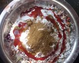 A picture of step 1 of Veg Manchurian.