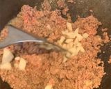 A picture of step 1 of Char Keow Teow with beef gravy.