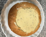 Foto del paso 10 de la receta: Pan de campo con fondue de quesos, tocineta y ciboulette